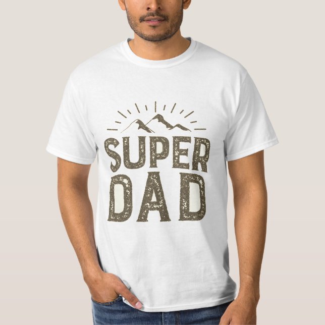 Camiseta Super Papá (Anverso)