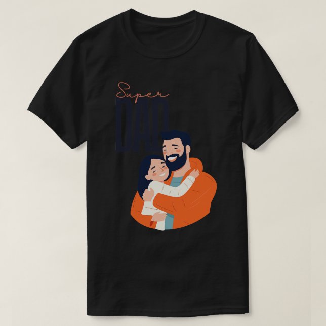 Camiseta Super papá (Diseño del anverso)