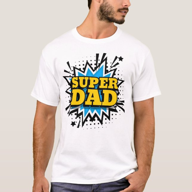 Camiseta Super Papá (Anverso)