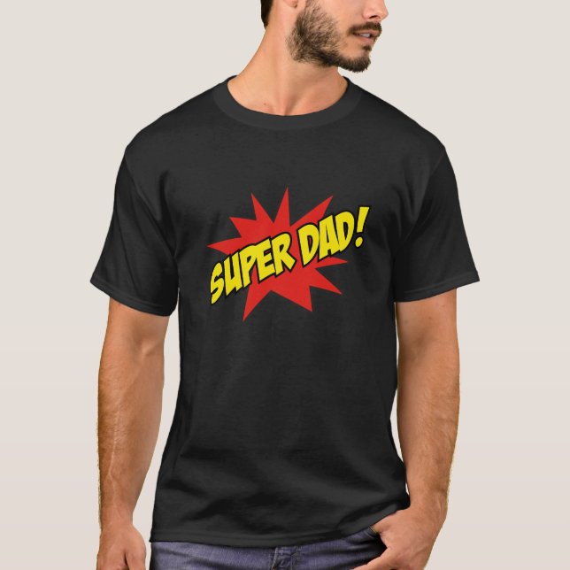 Camiseta ¡Super papá! (Anverso)