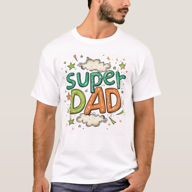 Camiseta Super Papá (Anverso)