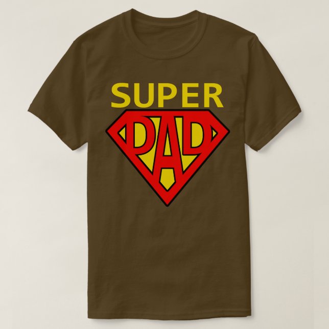 Camiseta Super Papá (Diseño del anverso)