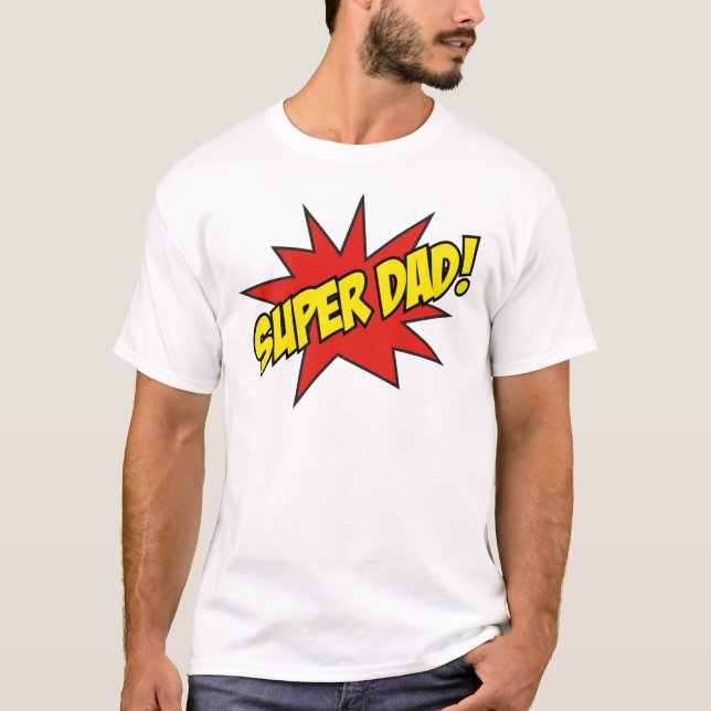 Camiseta ¡Super papá! (Anverso)