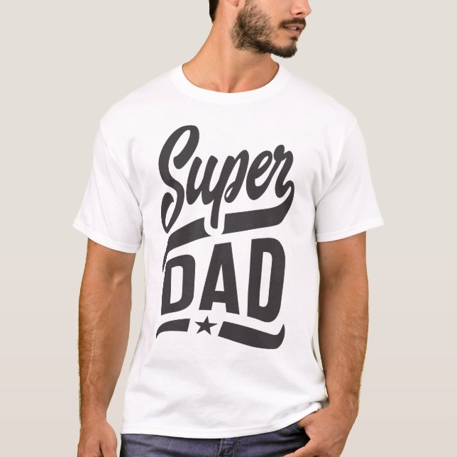 Camiseta Super Papá (Anverso)