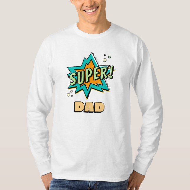 Camiseta Super Papá (Anverso)