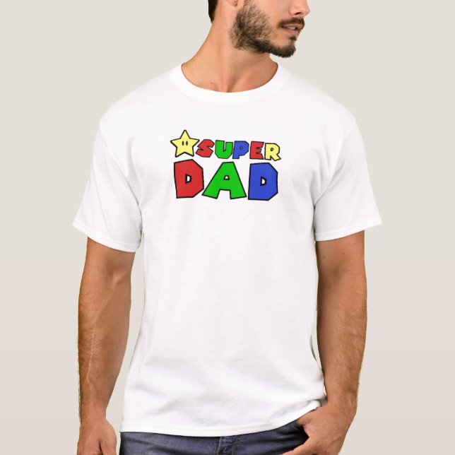 Camiseta super papá (Anverso)