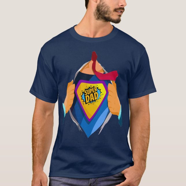 Camiseta Super Papá (Anverso)