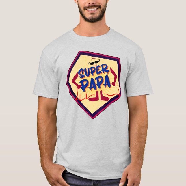 Camiseta Super Papá (Anverso)
