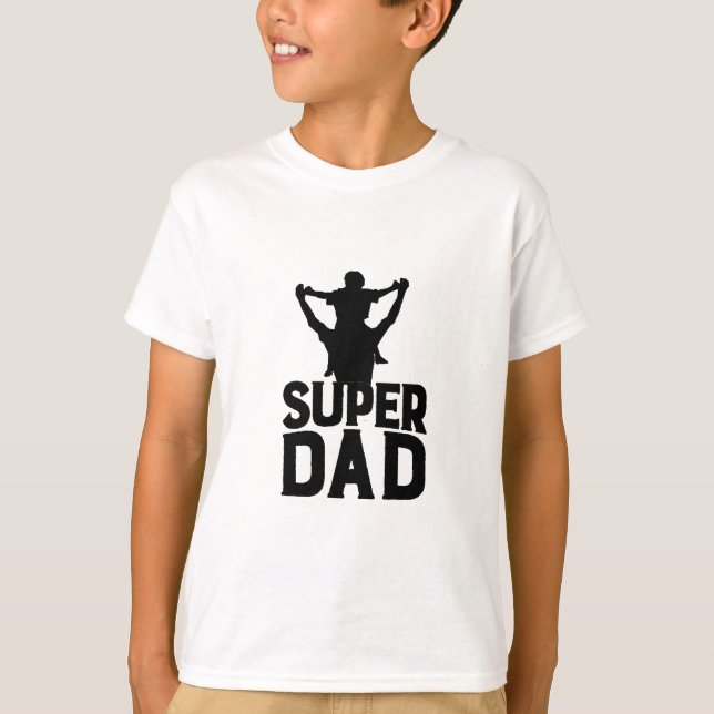 Camiseta super papá 2025 (Anverso)
