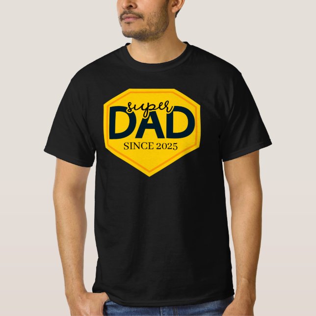 Camiseta Super Papá desde el Día del Padre Personalizado 20 (Anverso)