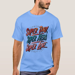 Camiseta Super Papá, día del padre divertido super
