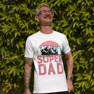 Camiseta Super Papá El Hombre El Mito El Regalo De La Leyen