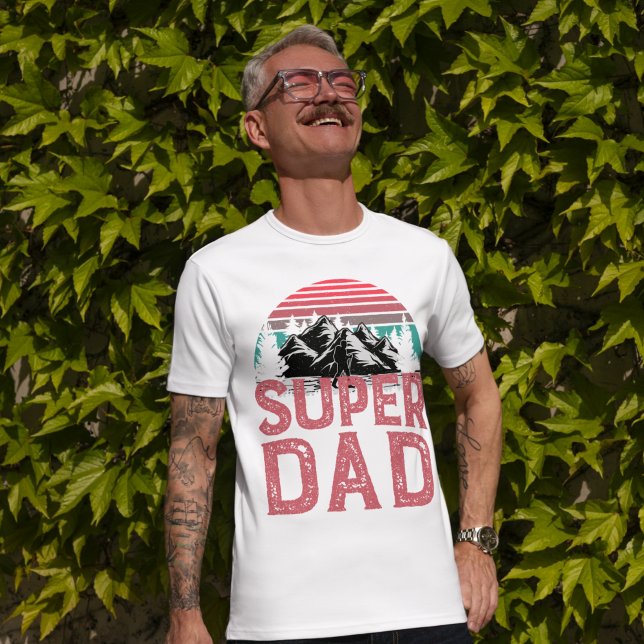Camiseta Super Papá El Hombre El Mito El Regalo De La Leyen (Super Dad The Man The Myth The Legend T-Shirt Gift)