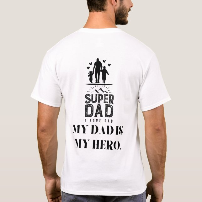 Camiseta Super Papá, Est. [2025] (Reverso)