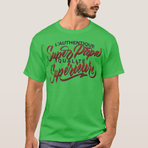 Camiseta Super Papá Familia de sombrero francés cita A cita