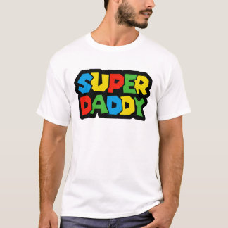 Camiseta Super Papá Jugador Día del Padre - Estilo Retro