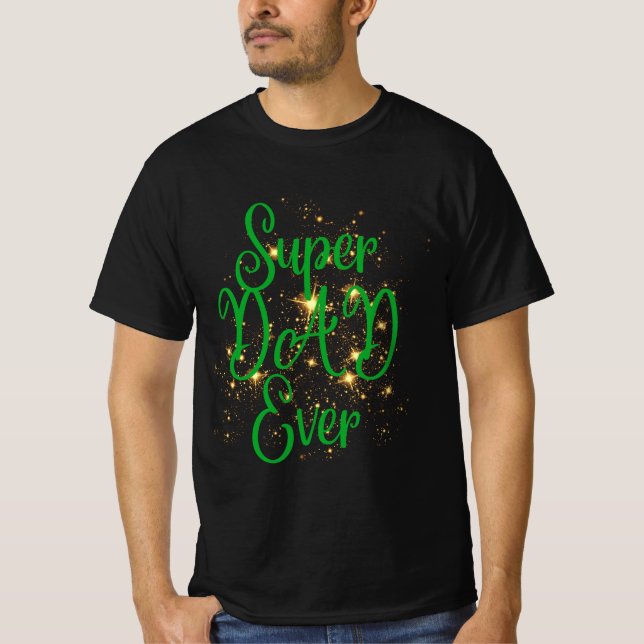 Camiseta Super papá nunca (Anverso)