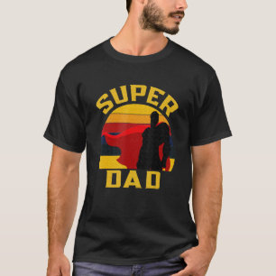 Camiseta Super Papá Padre Superhéroe Y Mejor Esposo F