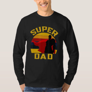 Camiseta Super Papá Padre Superhéroe Y Mejor Esposo F