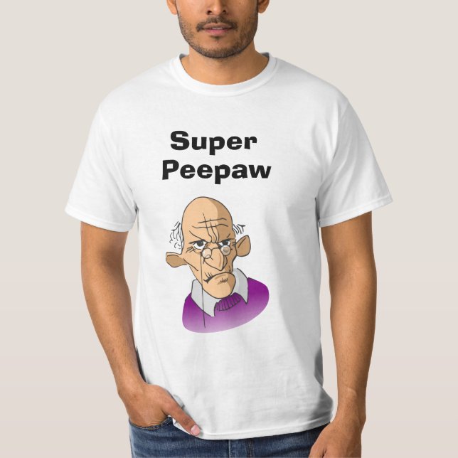 Camiseta Super Peepaw con clases (Anverso)