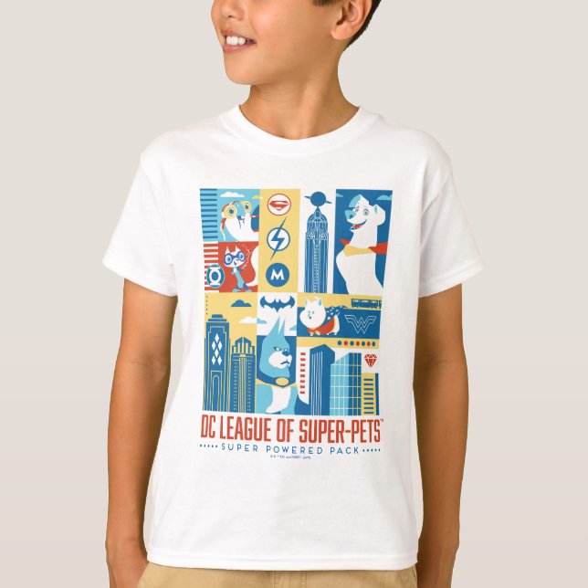 Camiseta Super Powered Pack Art Deco Metropolis (Anverso)