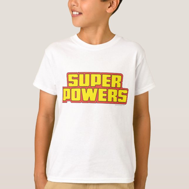 Camiseta Super Powers™  Logo Yellow (Anverso)
