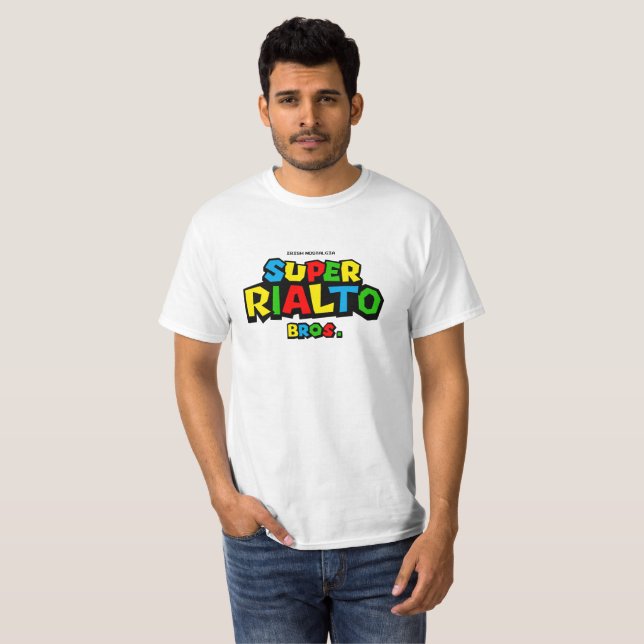 Camiseta Super Rialto Bros. (Anverso completo)