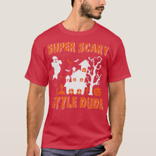 Camiseta Super Scary Little Dude Halloween Costueen Premium