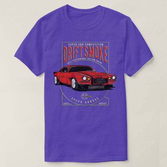 Camiseta Super Sport Super Auto Car Siente La Velocidad 6 (Diseño del anverso)