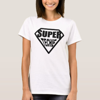 Camiseta Super Techie - Negro