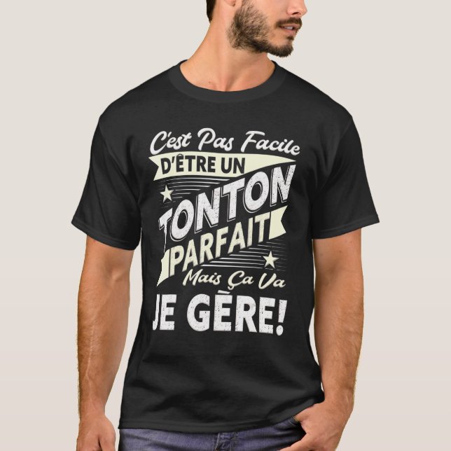 Camiseta Super Tonton Tío Humor Perfecto (Anverso)