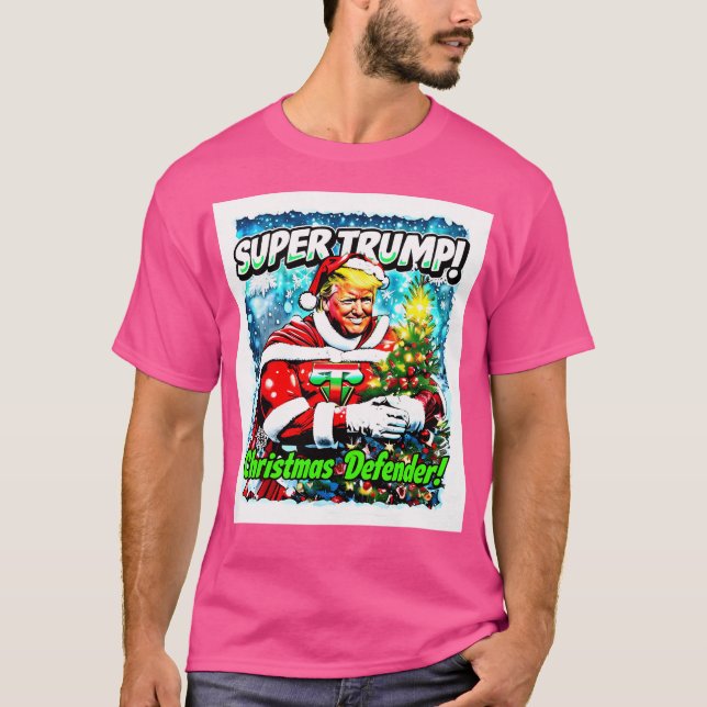 Camiseta Super Trump Nuestros Navidades defienden el pop co (Anverso)