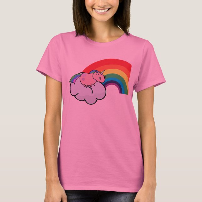 Camiseta ¡Super Unicorn Wing Power! (Anverso)