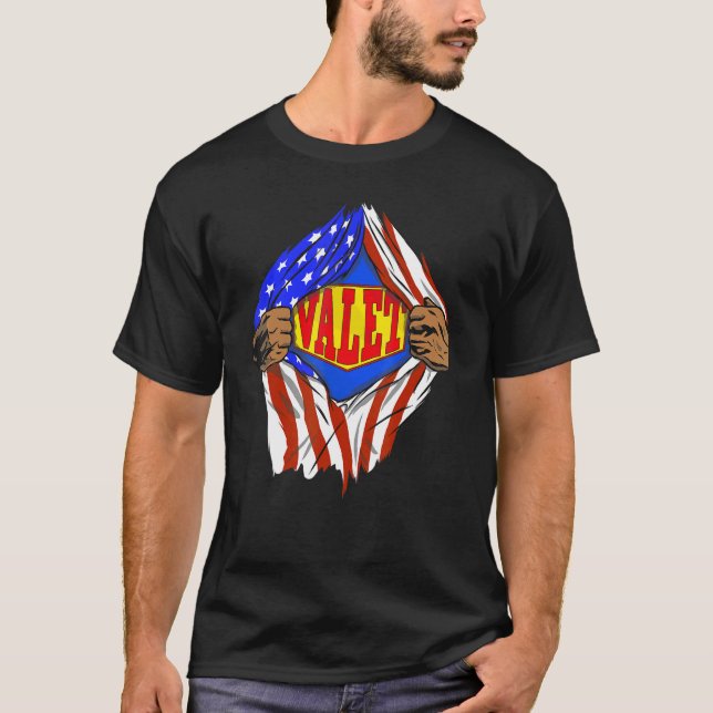 Camiseta Super Valet Hero Job (Anverso)