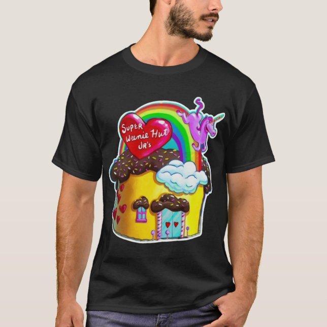 Camiseta Super Weenie Hut Jr funny (Anverso)
