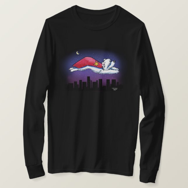 Camiseta Super Westie KiniArt (Anverso del diseño)