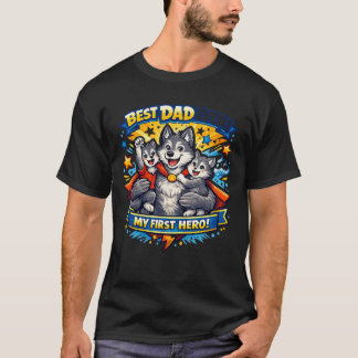 Camiseta Super Wolf Dad – My First Hero