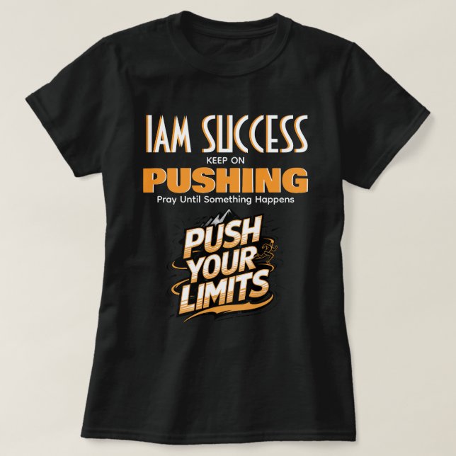 CAMISETA SUPERA TUS LÍMITES (Diseño del anverso)