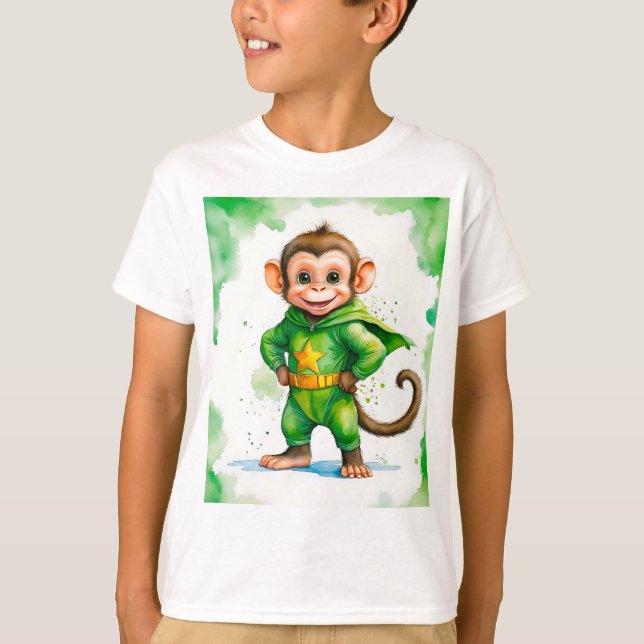 Camiseta Superaffe, (Anverso)