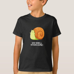Camiseta Superamos divertida y positiva Pun de Caracol Oscu