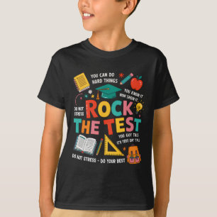 Camiseta Superar El Examen Día Divertido De Pruebas Maestro