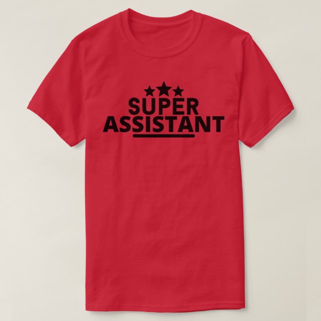 Camiseta Superasistente (Diseño del anverso)