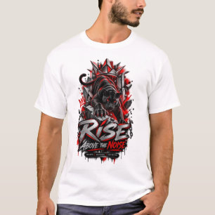 Camiseta SUPÉRATE SOBRE EL RUIDO Panther Streetwear Premi