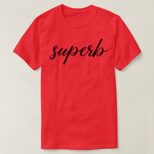 Camiseta Superb (Diseño del anverso)