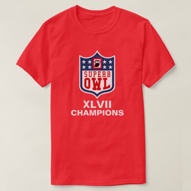 CAMISETA SUPERB OWL CHAMPIONS (Diseño del anverso)
