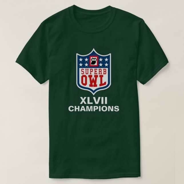 Camiseta SUPERB OWL CHAMPIONS (Diseño del anverso)