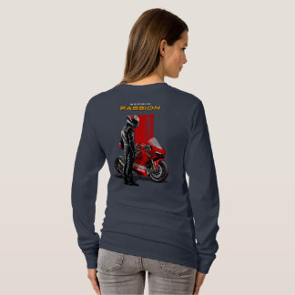 Camiseta Superbike Racing Máxima Pasión Gráfico de Motocicl