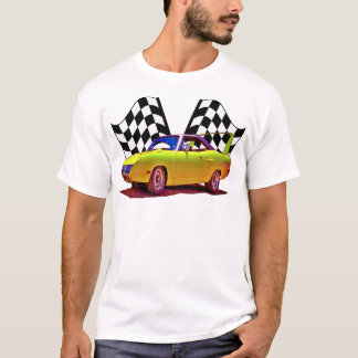 Camiseta Superbird y banderas cruzadas