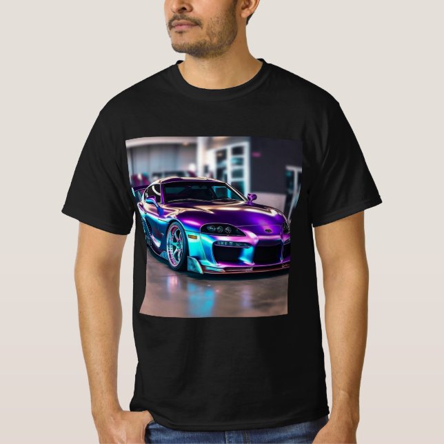 Camiseta Supercoches personalizados:Colores y modificacione (Anverso)