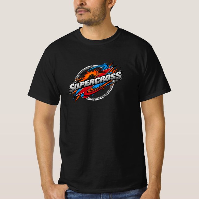 Camiseta Supercross Motocross Racing Extreme Rider T-Shirt  (Anverso)